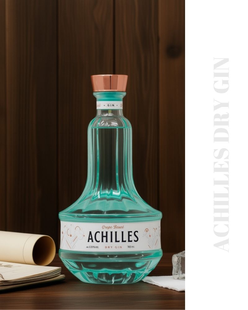 achilles dry gin flasche rakija vino