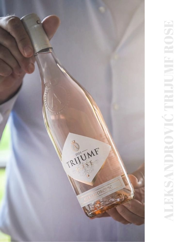 aleksandrovic trijumf rose rosewein rakija vino