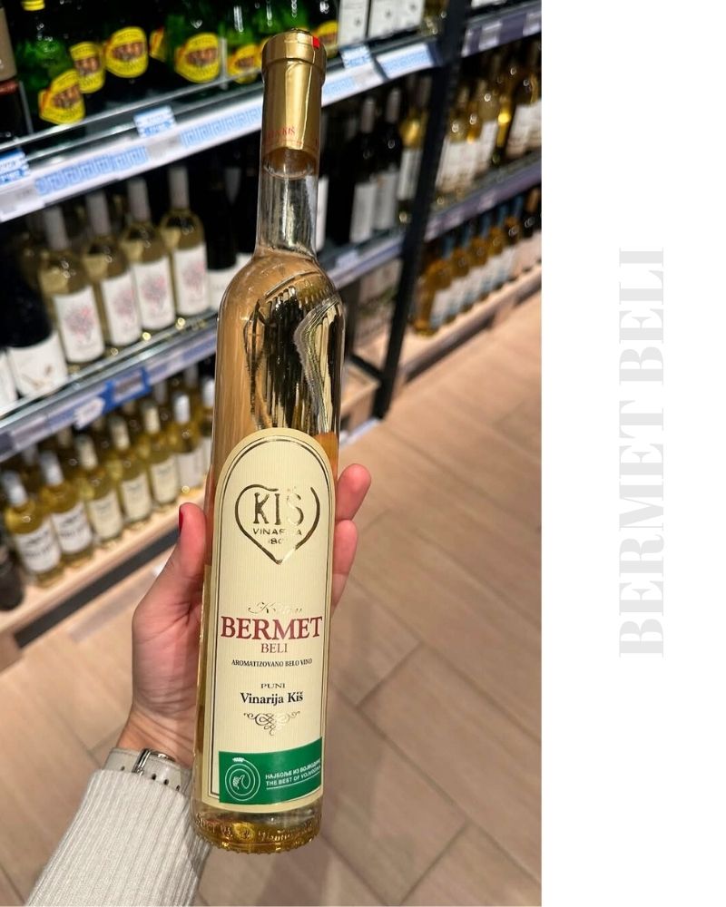 bermet beli aromatischer dessertwein rakija vino