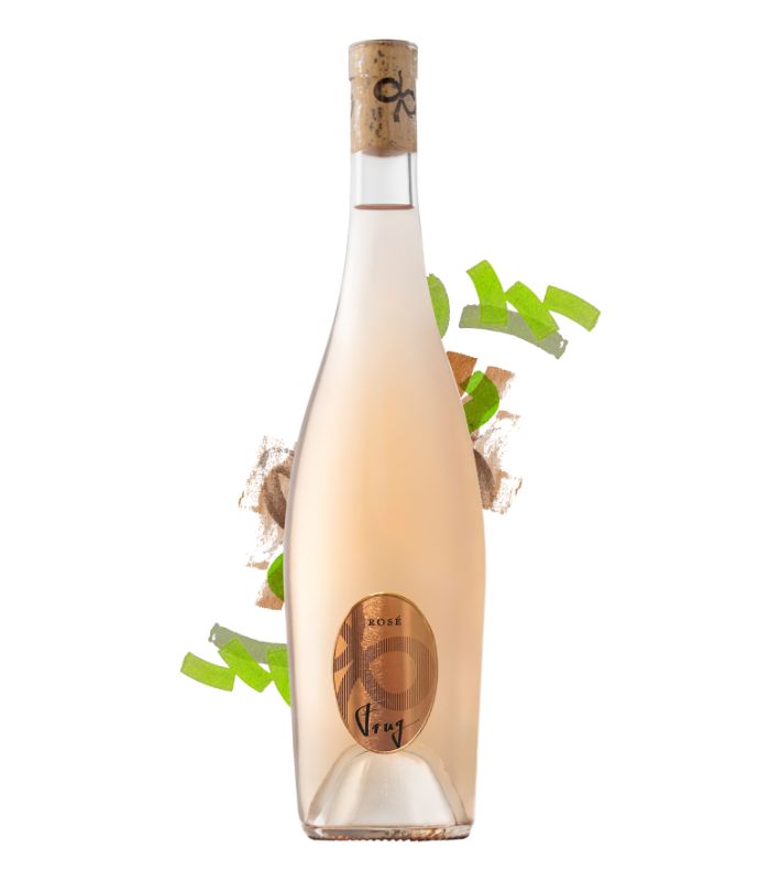 frug rose flasche rakija vino