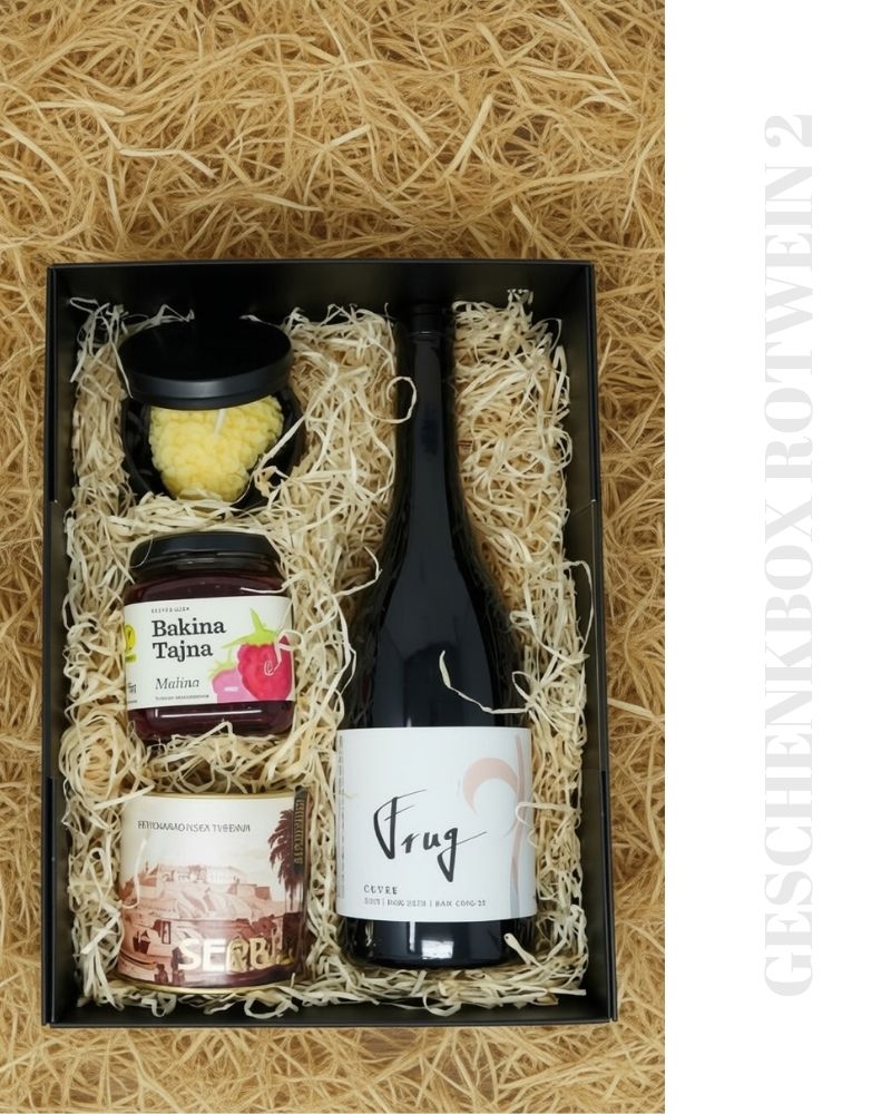 geschenkbox rotwein 2 serbien rakija vino