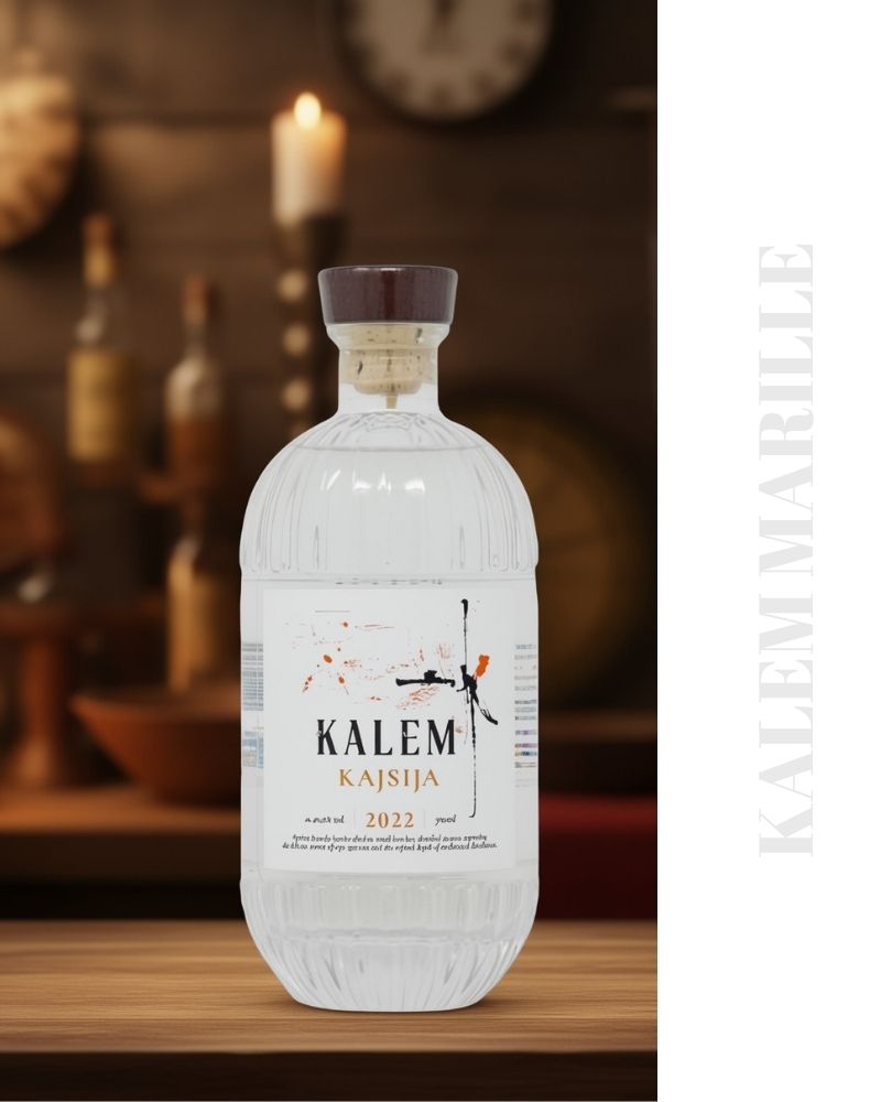 kalem marillenbrand flasche rakija vino