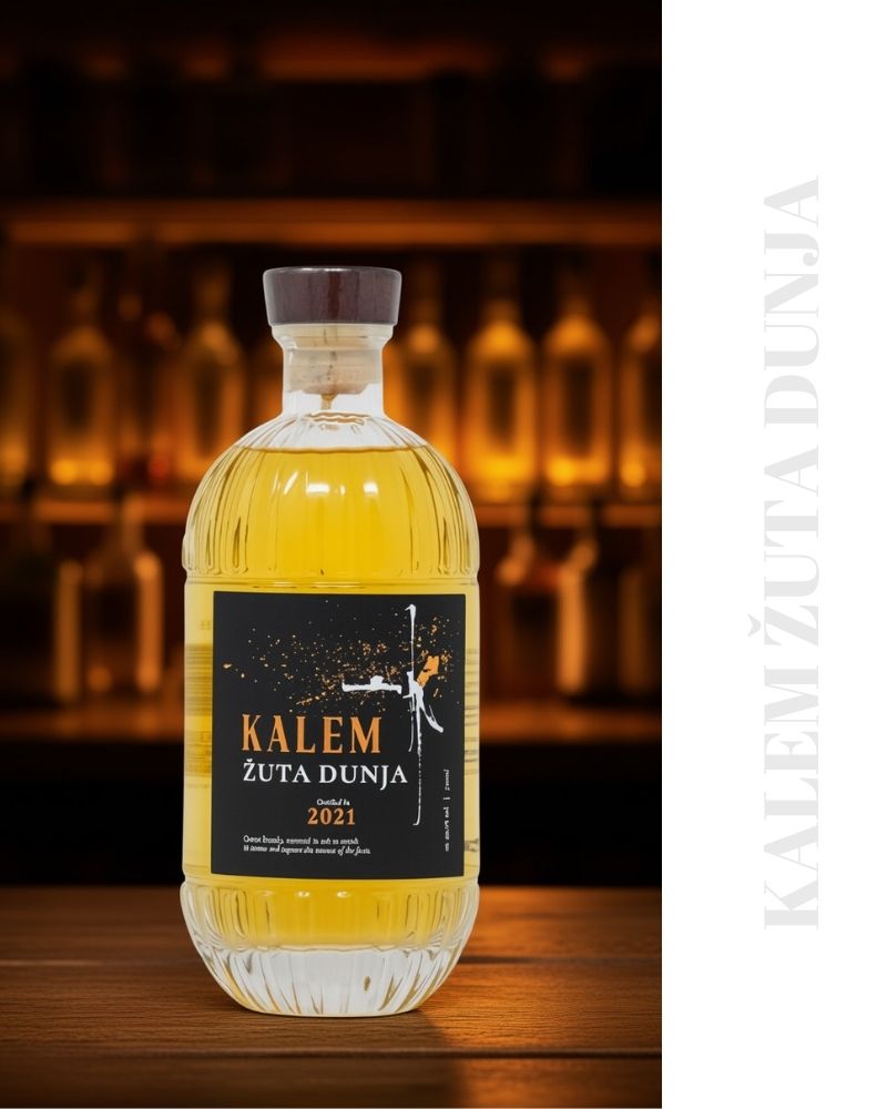 kalem zuta dunja edelbrand rakija vino