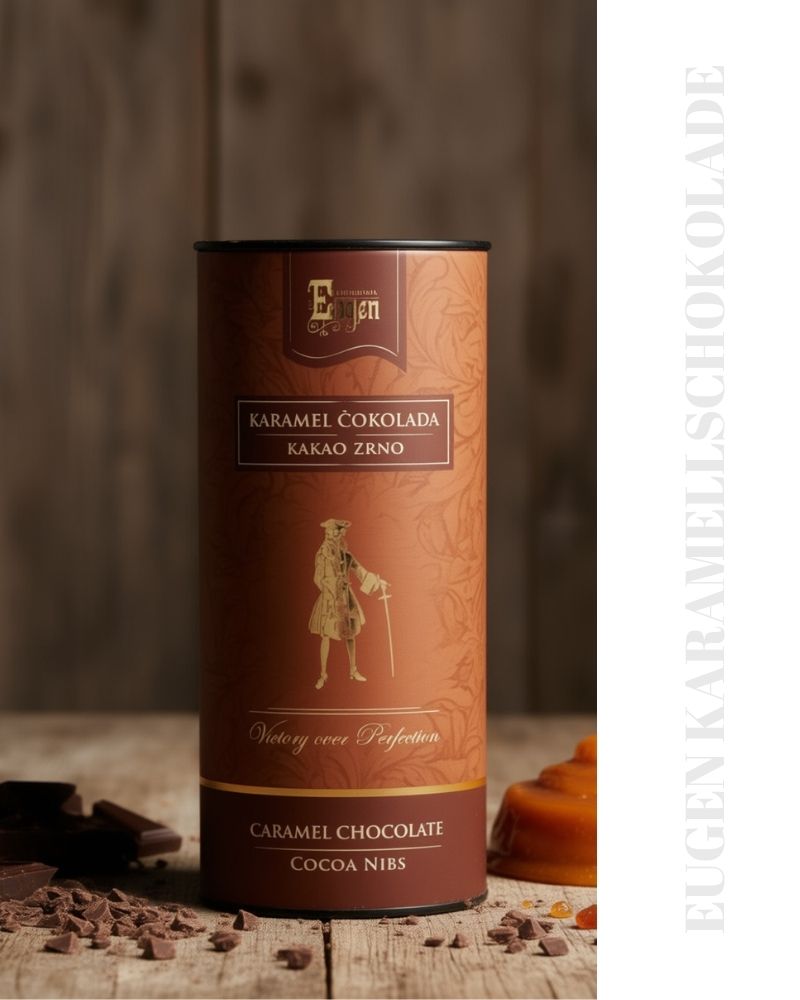 karamellschokolade mit kakaonibs aus serbien rakija vino