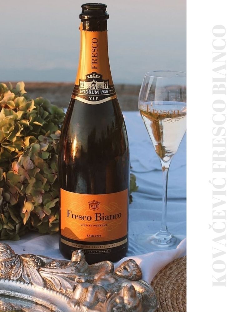 kovačević fresco bianco serbien sekt rakija vino