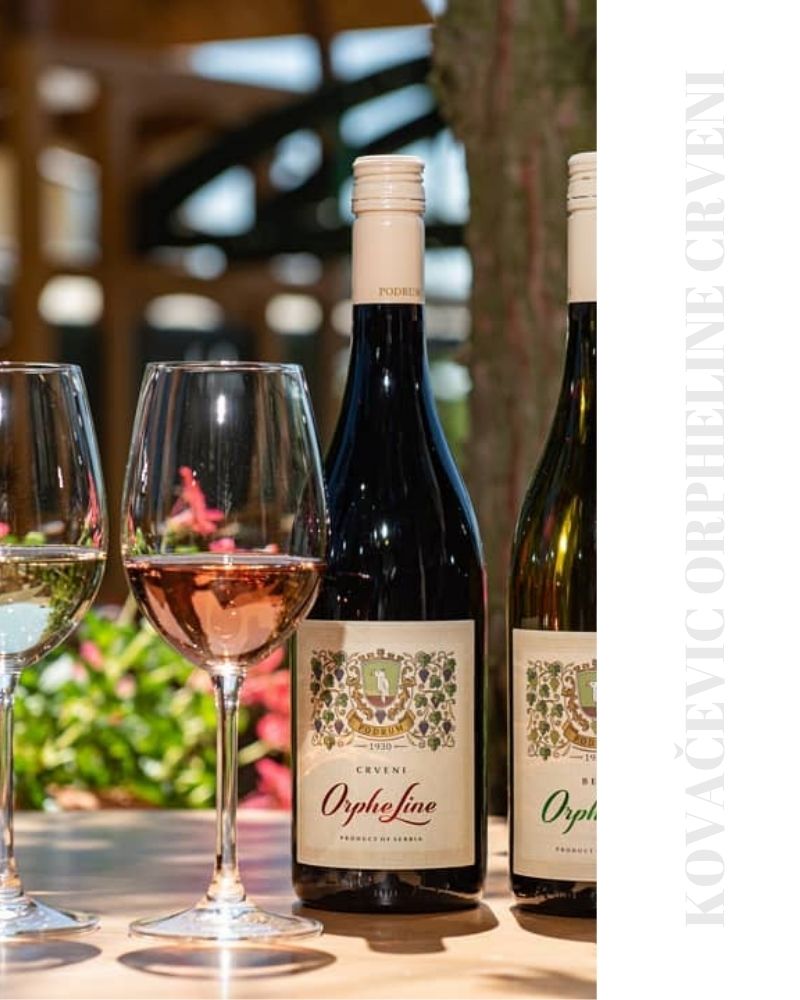 kovacevic orpheline crveni cuvee rakija vino