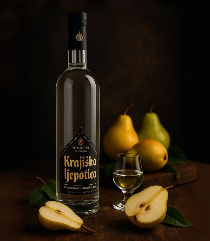 krajiska ljepotica birnenschnaps rakija vino
