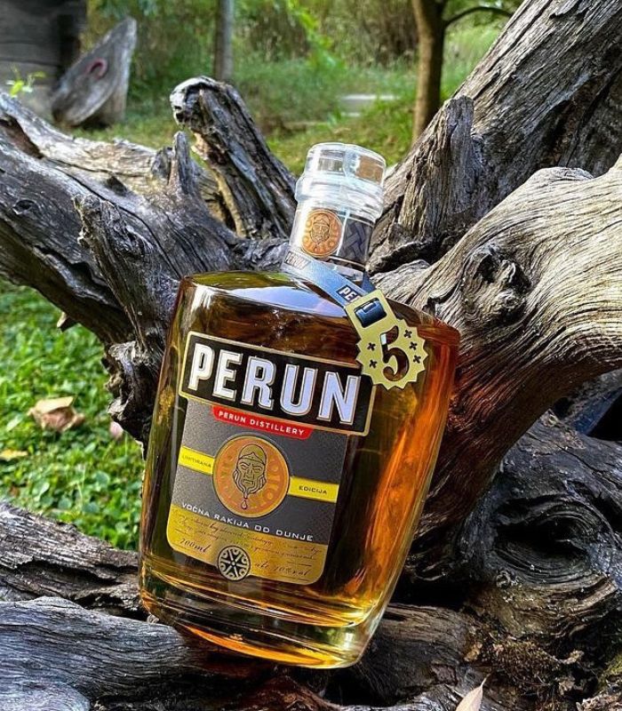 perun dunja 5 lux quittenbrand rakija vino