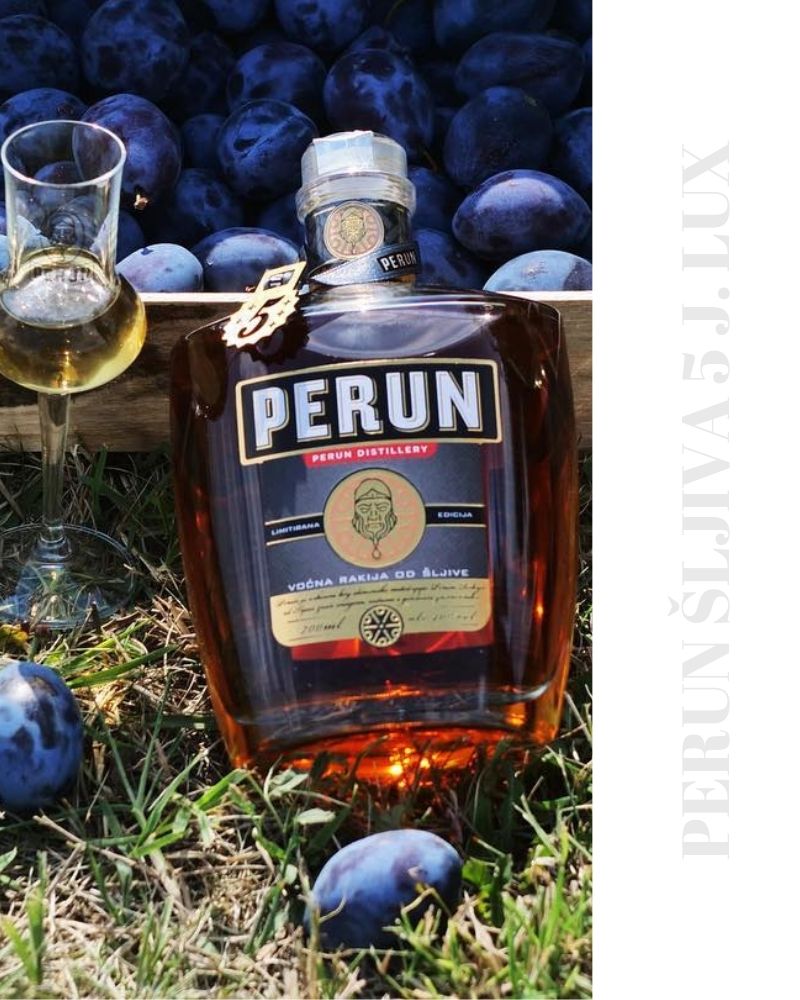 perun sljiva 5j lux pflaumenbrand rakija vino