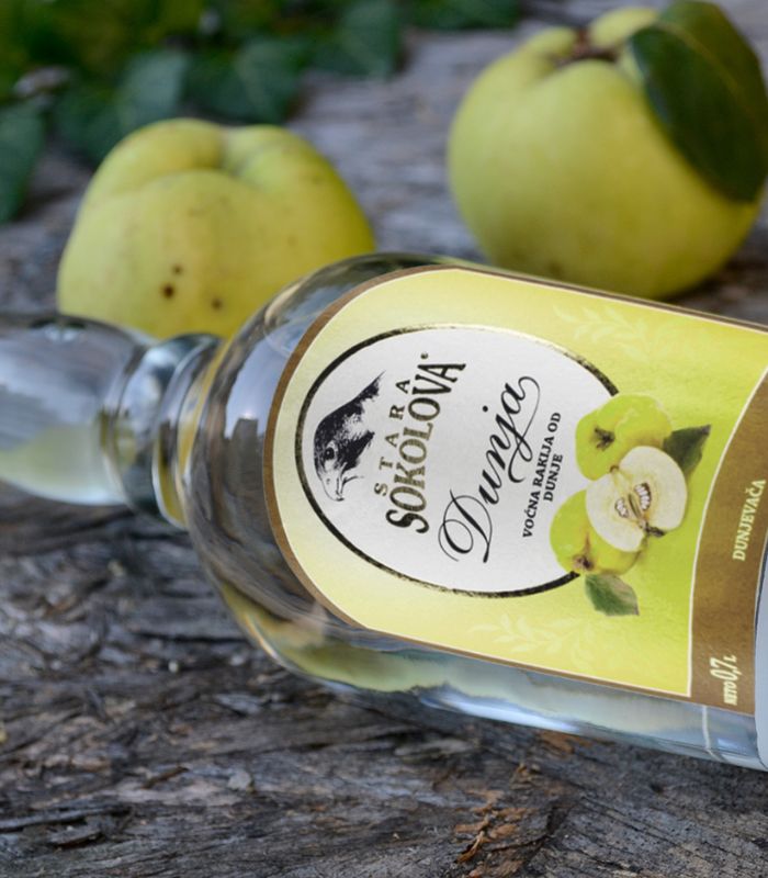 quittenbrand stara sokolova dunja rakija vino