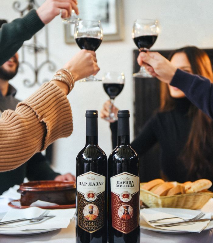 rubin car lazar serbischer rotwein rakija vino