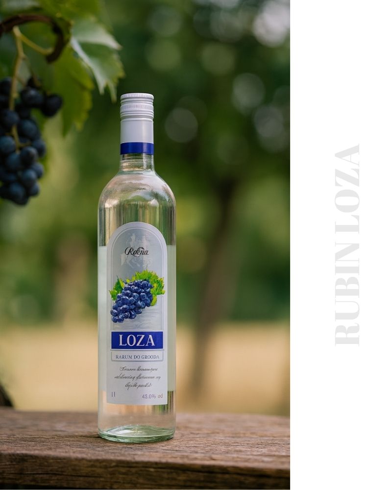 rubin loza rakija traubenbrand rakija vino