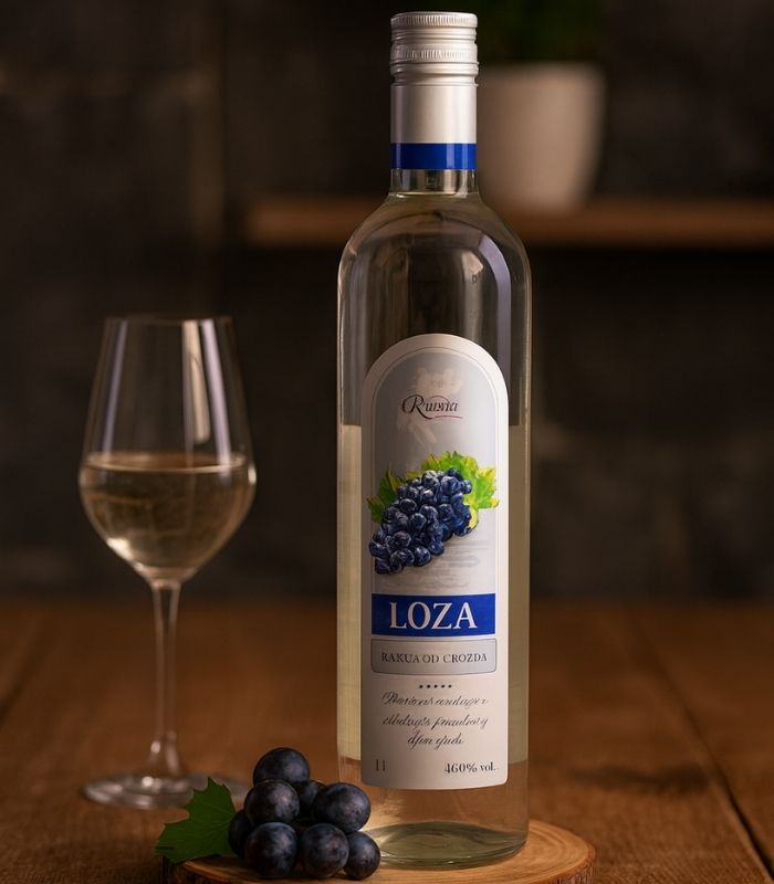 rubin loza traubenbrand rakija vino