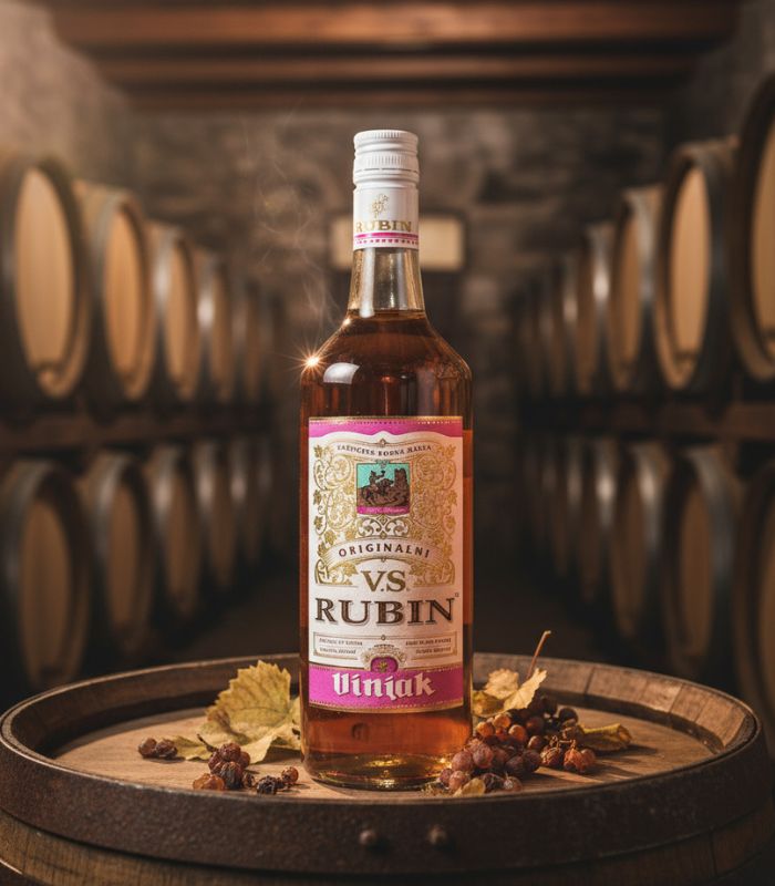 rubin vinjak vs rubin 1l weinbrand rakija vino 1