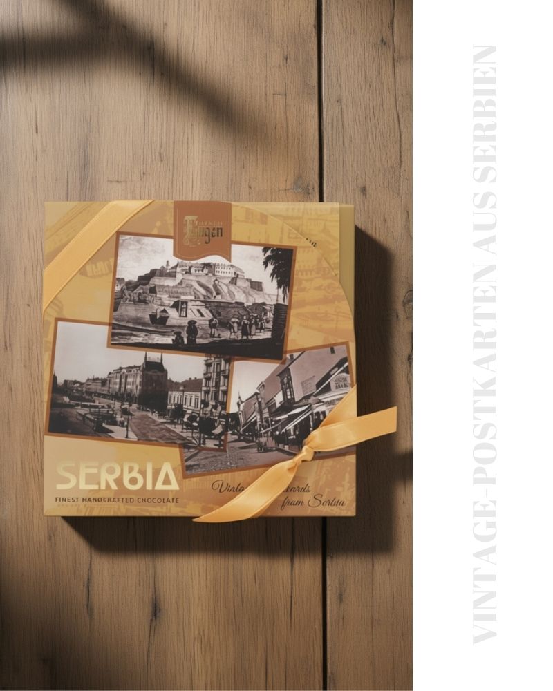 schokolade aus serbien souvenir geschenkbox rakija vino