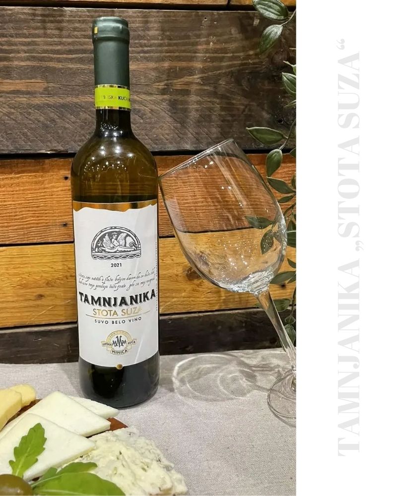 serbischer weisswein tamnjanika stota suza rakija vino