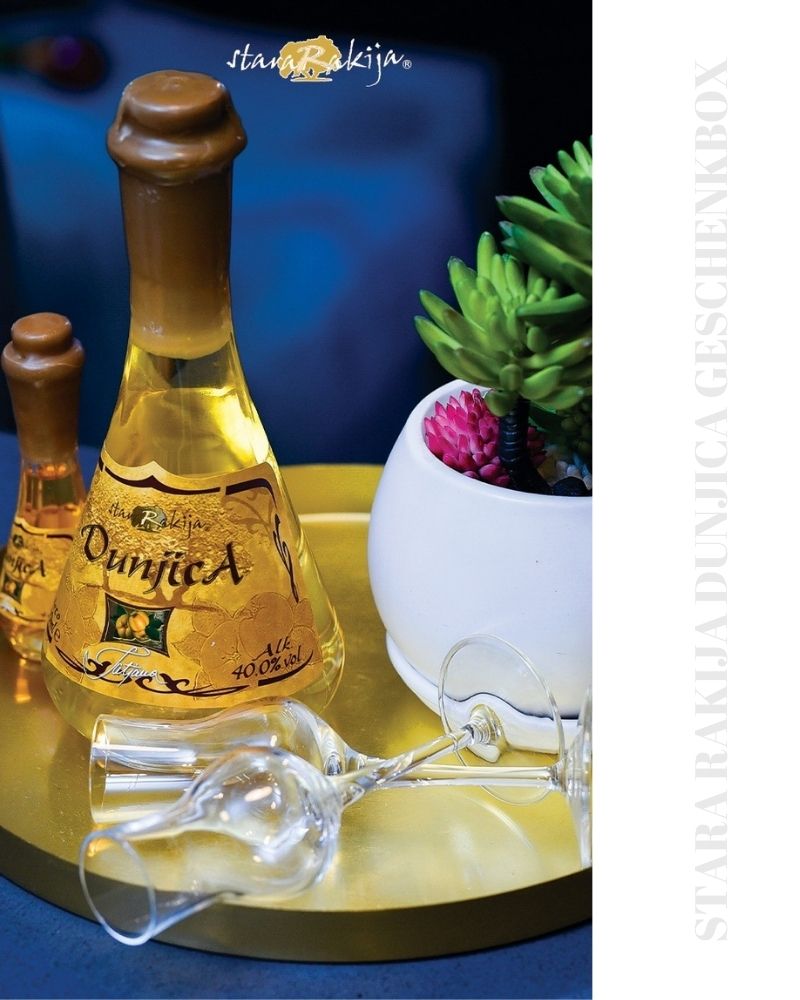 stara rakija dunjica geschenkbox rakija vino