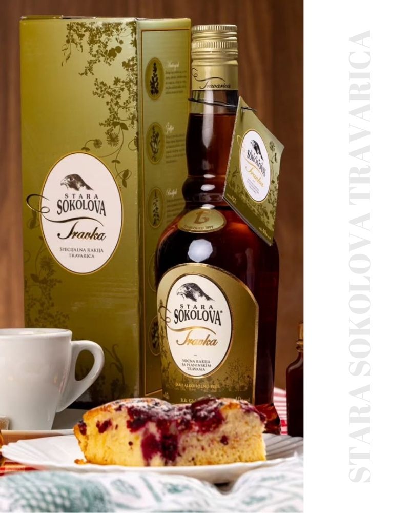 stara sokolova travarica pflaumenbrand rakija vino